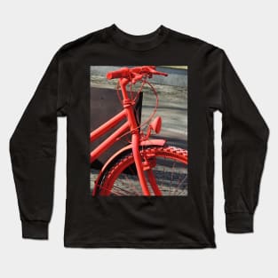 Cycling Red Long Sleeve T-Shirt
